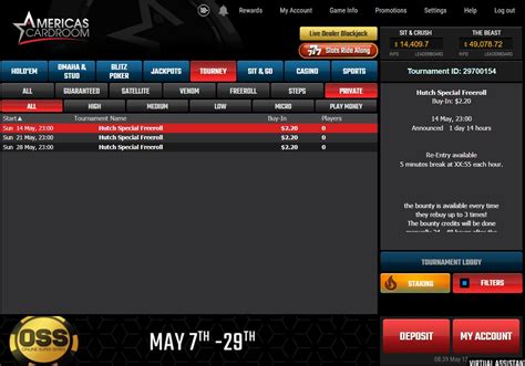 cardroom tv freeroll password